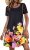JOLIGAL Summer Dresses for Women Casual Short Sleeve Sundress Scoop Neck Beach T