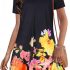 ANRABESS Women’s Bodysuits，Short Sleeve Scoop Neck Top， Fitted Ribbed Knit Soft