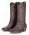 Vepose Women’s Whisky Cowboy Boots Mid Calf