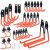 28 Pack Steel Heavy Duty Garage Hooks Storage Hooks with Anti-Slip Coating