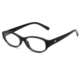 SODQW Rectangle Office-Siren Blue Light Glasses for Women Small Bayonetta Blueli