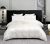 Arianaut Duvet Cover Full Size White 5 Pieces Satin Luxury Coquette Silk Like St