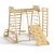 BlueWood Upgraded Indoor Jungle Gym 9-in-1 Playground Kids Climbing Toys