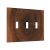 Yamxbfa Decorative Light Switch Cover Plate Vintage Brown Wood Grain Farmhouse 3