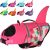 Doglay Dog Life Jacket, Ripstop Cute Shark Dog Life Jacket with Superior Buoyanc
