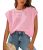 PRETTYGARDEN Womens Spring Tops 2026 Summer Shirts Crochet Cap Sleeve Sweater Pu