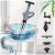 Mieaoll High Pressure Toilet Plunger, Heavy Duty Plunger for Bathroom(Grey)