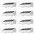 NIORSUN Solar Fence Lights,8 Pack Solars Deck Light