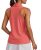 PINSPARK Womens Polo Shirts Sun Protection Collar Golf Tops V-Neck Racerback Ten