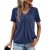 Gihgoew Summer Tops for Women 2024 Shorts Sleeve Womens Tops