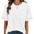 Women Kimono Cardigan Sheer Beach Coverups Chiffon Loose Casual Open Front Tops