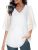 Sese Code Sparkly White Blouses for Women Dressy Casual Spring Tunic Tops for Wo