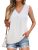 GKBK Womens Dressy Business Tank Tops V Neck Casual Cami Sleeveless Camisole Blo