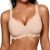 OEAK Women Jelly Bras No Underwire Scalloped Push Up Buttery Soft Tshirt Bra Sea