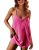 Yidarer Womens Summer Athletic Mini Dress Sleeveless Spaghetti Strap Built-in Sh