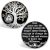 7 Year Sobriety Chips, Butterfly Tree of Life AA Coins Serenity Prayer Sobriety