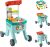Fisher-Price Baby Push Toy 4-in-1 Snack Cart Walker Learning Activity