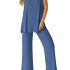 Cicy Bell Womens Mock Neck Satin Tank Tops Business Casual Work Ruched Blouses S