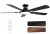 TCL Ceiling Fans with Lights, 52 Inch Low Profile Ceiling Fan with Light and Rem