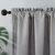 Joydeco Grey Blackout Curtains 96 Inches Long 2 Panels Set