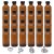 24 Pack 2oz Amber Glass Bottles for Vanilla Extract