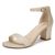DOBOLIN Wide Width Heels for Women Dress Shoes Heeled Sandals 2.5-Inch Low Block