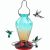 Glass Hummingbird Feeder for Outdoors Hanging