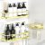 YASONIC Shower Caddy Adhesive, No Drill Bathroom Shower Organizers