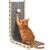 Nxwjoy Felt Cat Scratcher for Indoor Cats,26.8 Inch,Grey