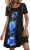 JOLIGAL Summer Dresses for Women Casual Short Sleeve Sundress Scoop Neck Beach T