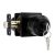 Goldenwarm Matte Black Entry Interior Door Knob