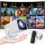 Mini Projector, Portable Projector 4K & Full HD 1080P Support