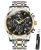OLEVS Watch Men,Black Men’s Watch Stainless Steel
