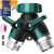 2 Way Garden Hose Splitter with Shut Off Valve