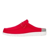 HEYDUDE Wally Slip Varsity – Red/Grey