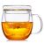 DOPUDO Glass Tea Cup with Infuser and Lid
