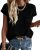 KIRUNDO Summer Fall Short Sleeve Sweater for Women 2026 Casual Sweater Vest Cott