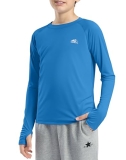 Boy’s UPF 50+ Sun Protection Shirt Long Sleeve Swim Shirts Youth Fishing Shirt(B