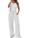 Trendy Queen Womens 2 Two Piece Set 2026 Summer Workout Vacation Gym Clothes Spr