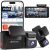 REDTIGER F77 V2 256GB eMMC Dash Cam, Dual 4K STARVIS 2 IMX678+IMX678 Sensor