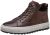 Jousen Mens Casual Shoes Leather Zipper Sneakers 5140A Darkbrown 09.5