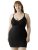 True & Co True Body Every Day Slip Dress Black