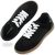 JENN ARDOR Womens Black Fashion Sneakers Casual Walking Shoes Classic Non-Slip C