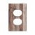 Wpshijia Decorative Outlet Covers Rustic Barn wood Westen country Retro Wooden 1