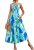 PRETTYGARDEN Floral Summer Dresses for Women 2026 Elegant Classy High Waisted Ma
