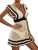 BreathSunny Womens Crochet Swimsuit Coverup Summer 2026 Elastic Waist Cinched V