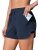 ATTRACO Woman Swim Shorts with Pockets Board Shorts Swimwear Bottoms Navy XL