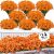 ColoPlay Artificial Mums for Outdoors, 24 Bundles Fake Flowers Fall Decor