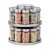 Kamenstein 20 Jar Revolving Spice Rack with Integrated Tool Caddy