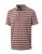 M MAELREG Mens Golf Shirt Short Sleeve Quick Dry Striped Lightweight Stretch Ath